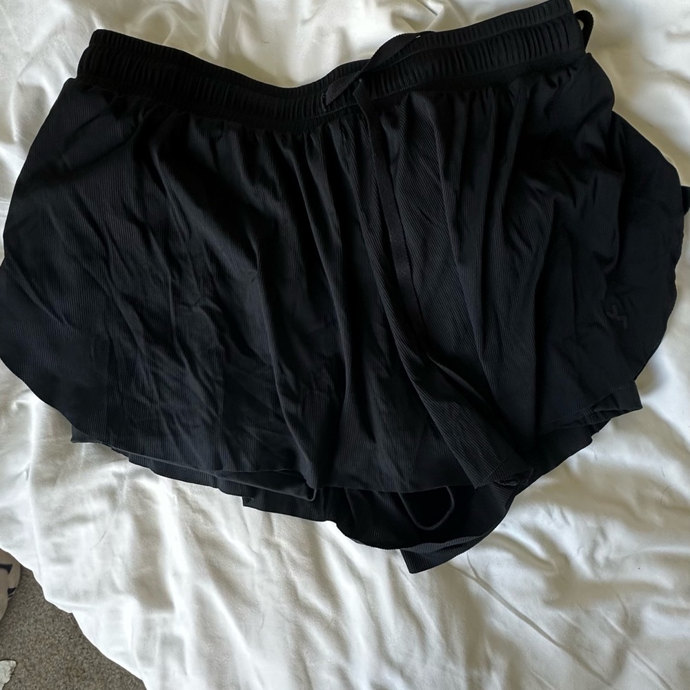 JoyLab Black Athletic Shorts Lightweight Elastic Waist